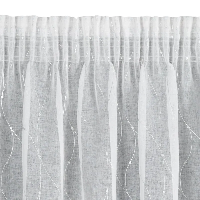 FIRANA GOTOWA ARLENA NA TAŚMIE 140 X 270 CM BIAŁY - EU_452481