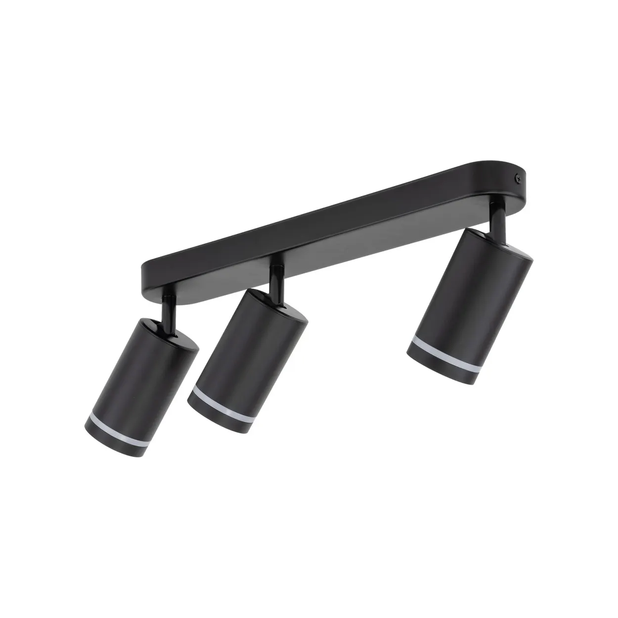 Lampa sufitowa JET czarna metalowa na listwie regulowana 55x15x5cm - TK_6914