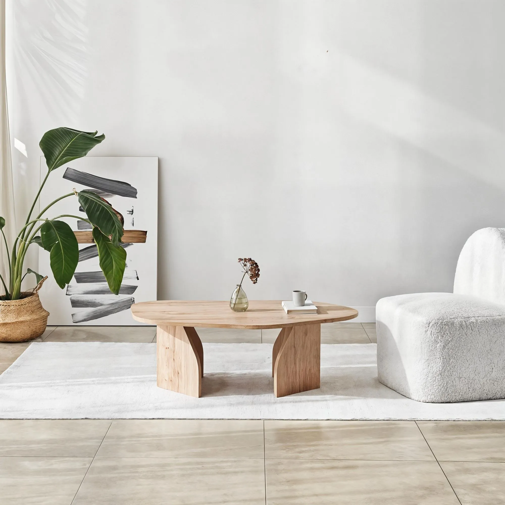 Stolik kawowy ROCK 60x100 dąb naturalny — zdjęcie 6
