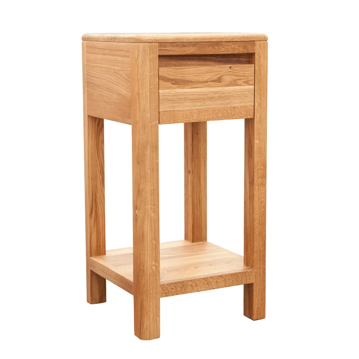 Stolik na kwiaty dębowy GIALO mniejszy 60x30x30 Meble, Szuflada, Tabela, Drewno, Drewno drzewne