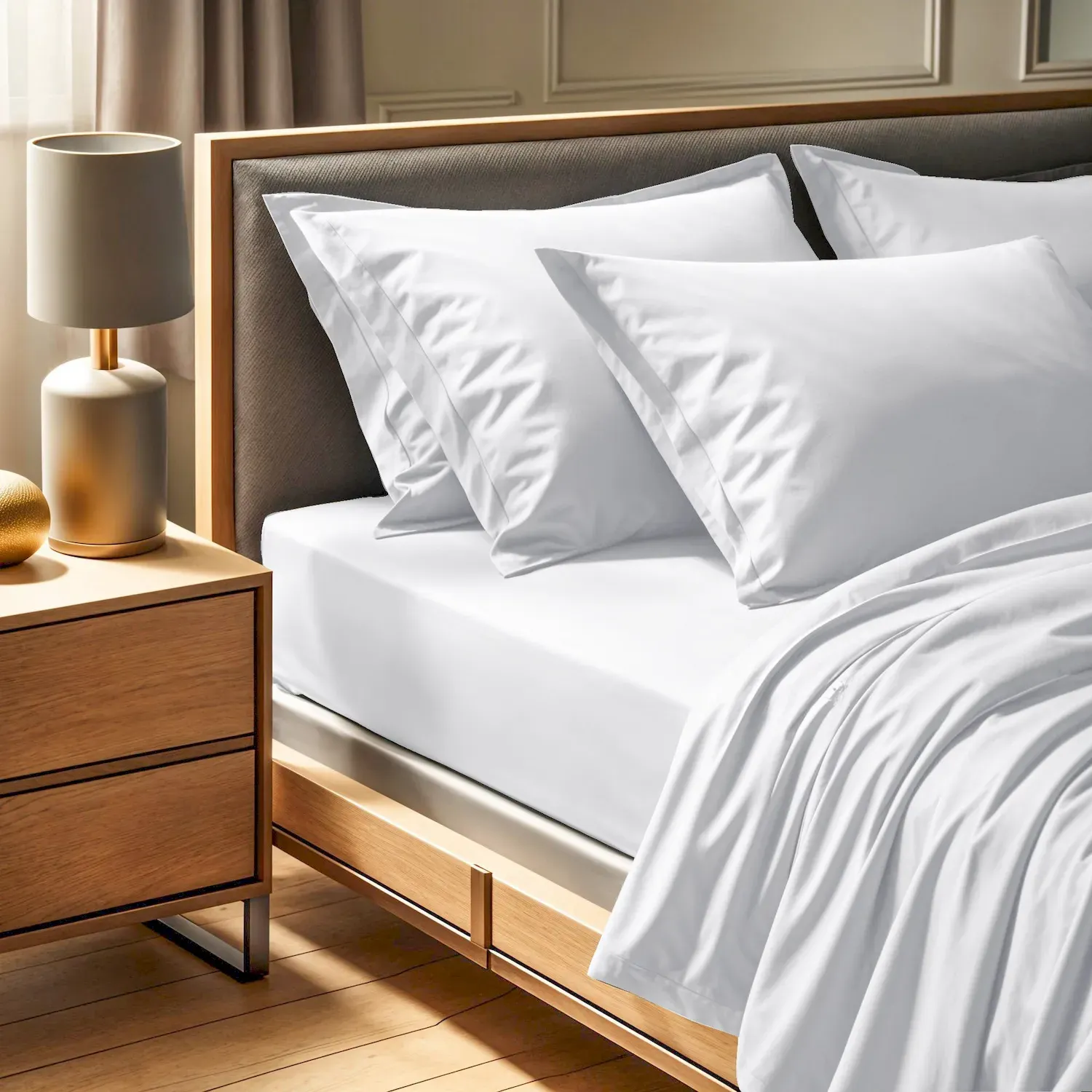 Prześcieradło TONNE BRUNE 90x200 cm białe - ASI_815TNE22123