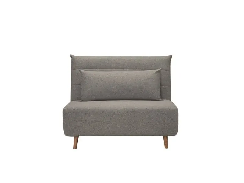 Fotel rozkładany z funkcją spania SPIKE szary - SPIKESZBU