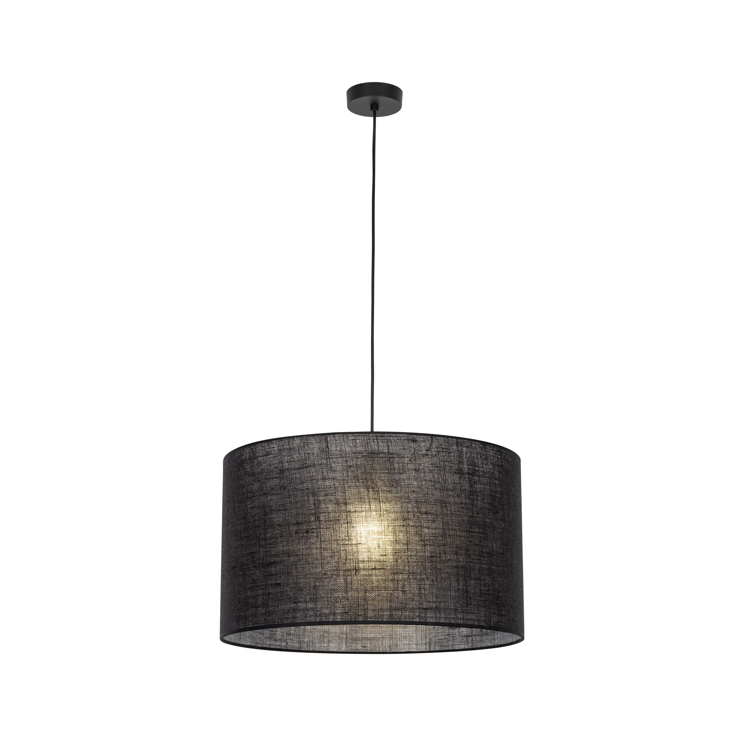 Lampa wisząca GLORII czarna z tkaniny 180x50cm - TK_10086
