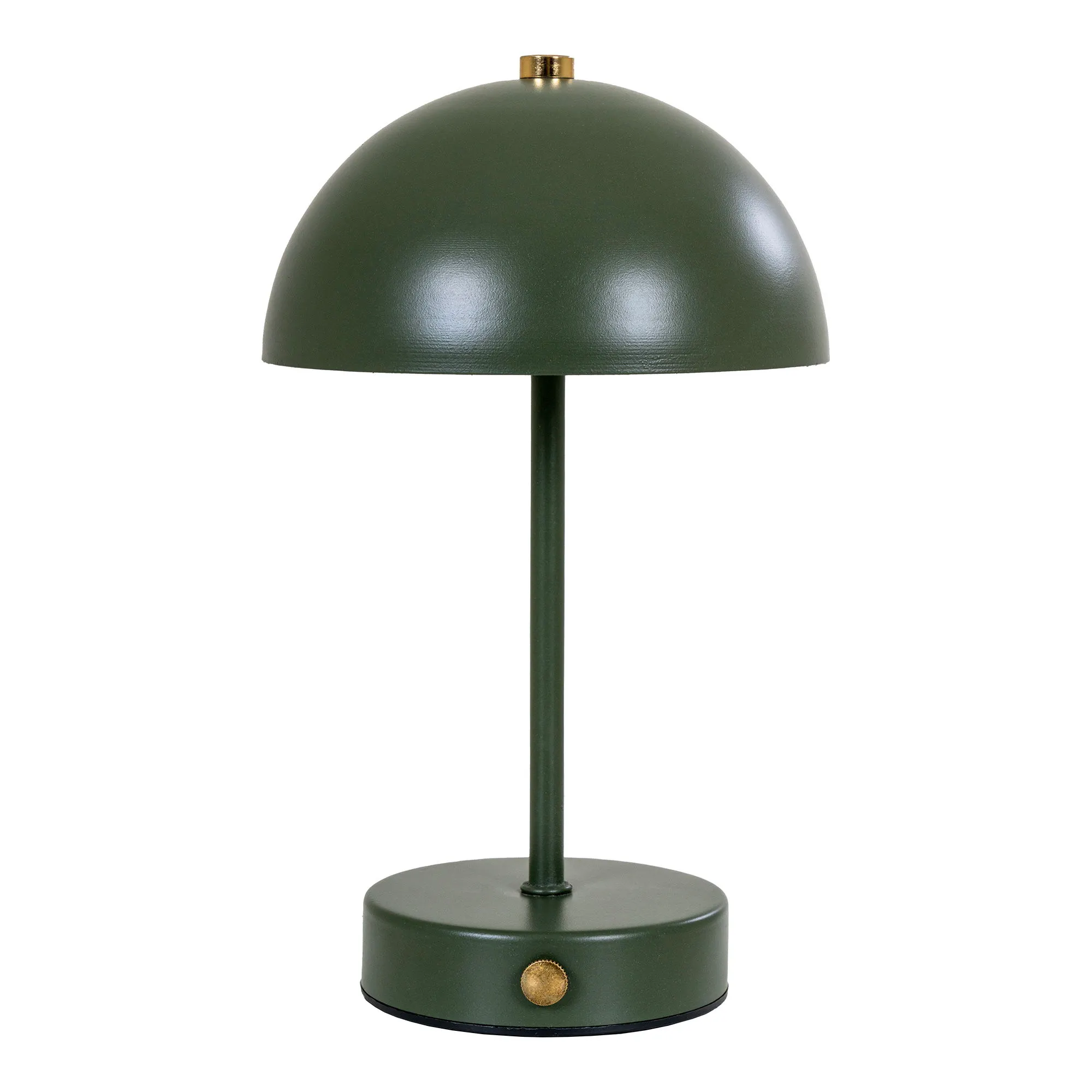 Lampa stołowa akumulatorowa HOLT zielony, złoty