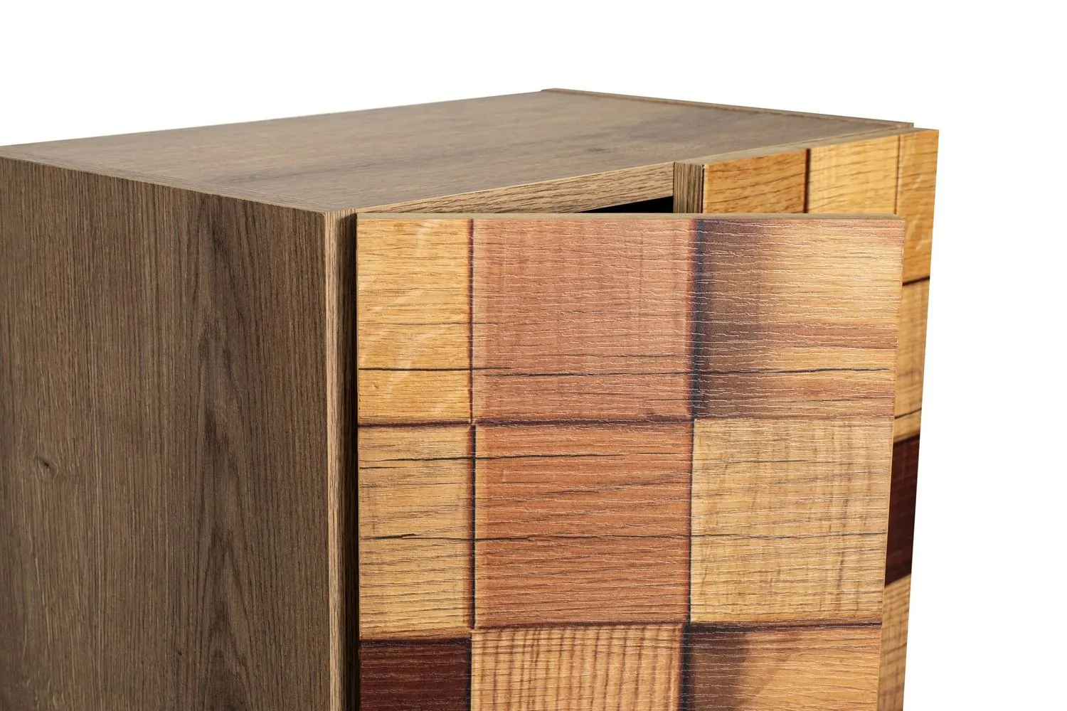 Szafka wielofunkcyjna 2-drzwiowa KOFIN HITITTE efekt drewna - ASI_854KLN4724