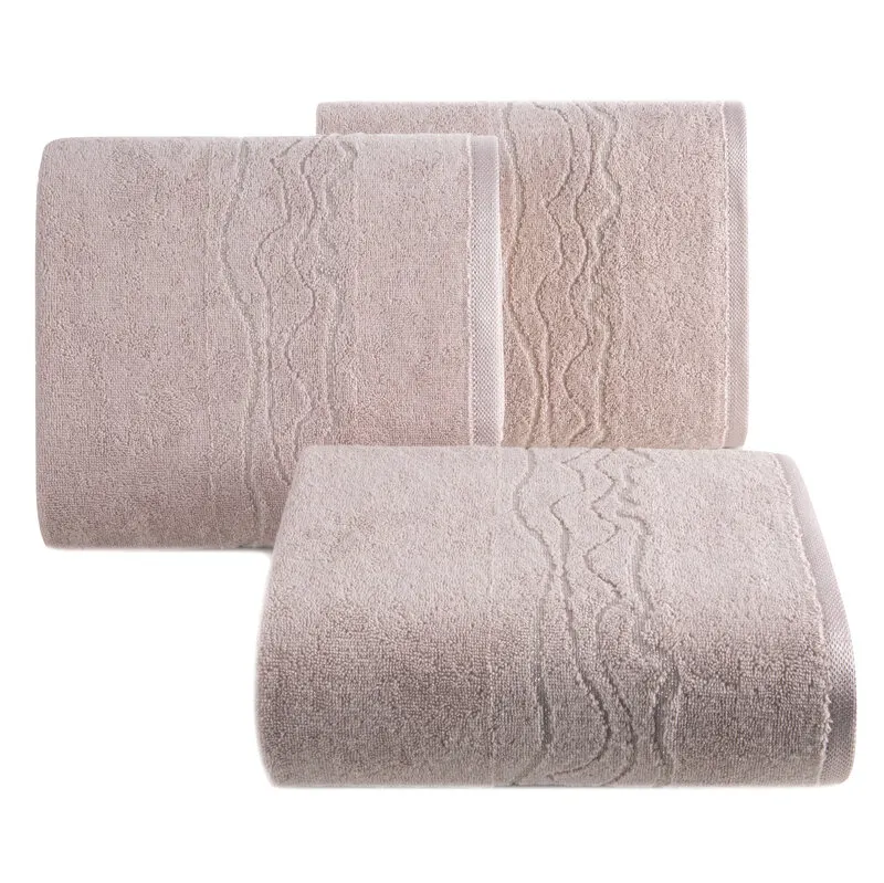 RĘCZNIK KARIN (06) 30 X 50 CM PUDROWY RÓŻ