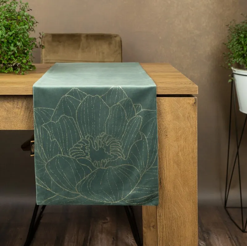 OBRUS BLINK 13 35 X 180 CM CIEMNOMIĘTOWY - EU_389977