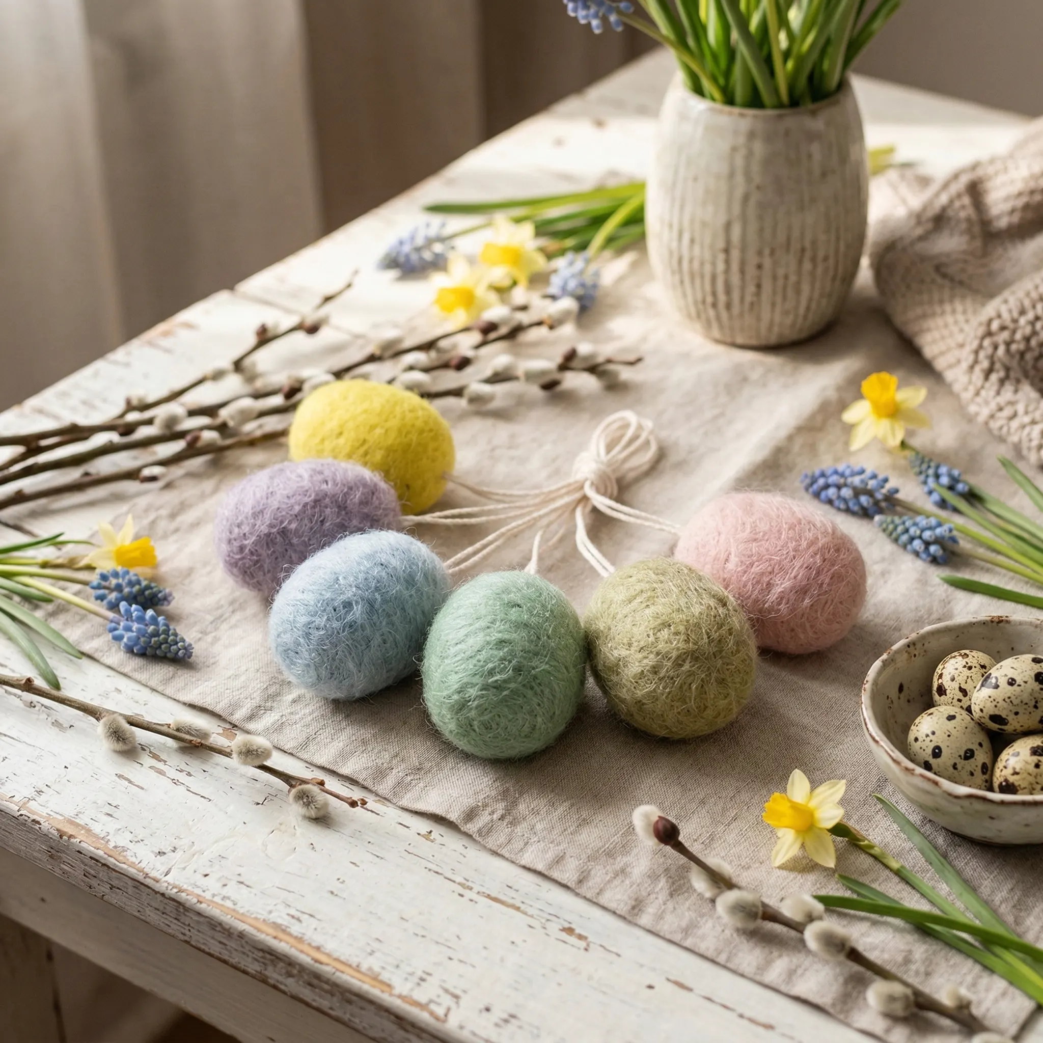 Zestaw 5 sztuk filcowych jajek AVEVA EASTER M - ND_2042