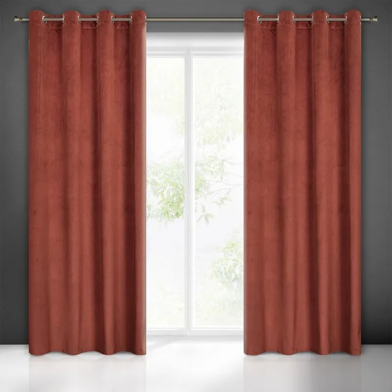 ZASŁONA GOTOWA LILI 140X250 CM BRĄZOWY ZASŁONA GOTOWA LILI 140X250 CM BRĄZOWY