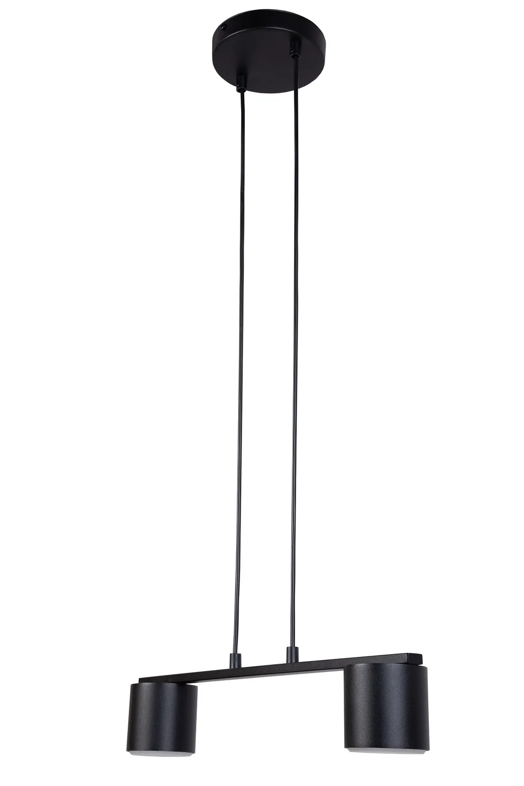 Lampa wisząca stalowa MILA 2 czarna