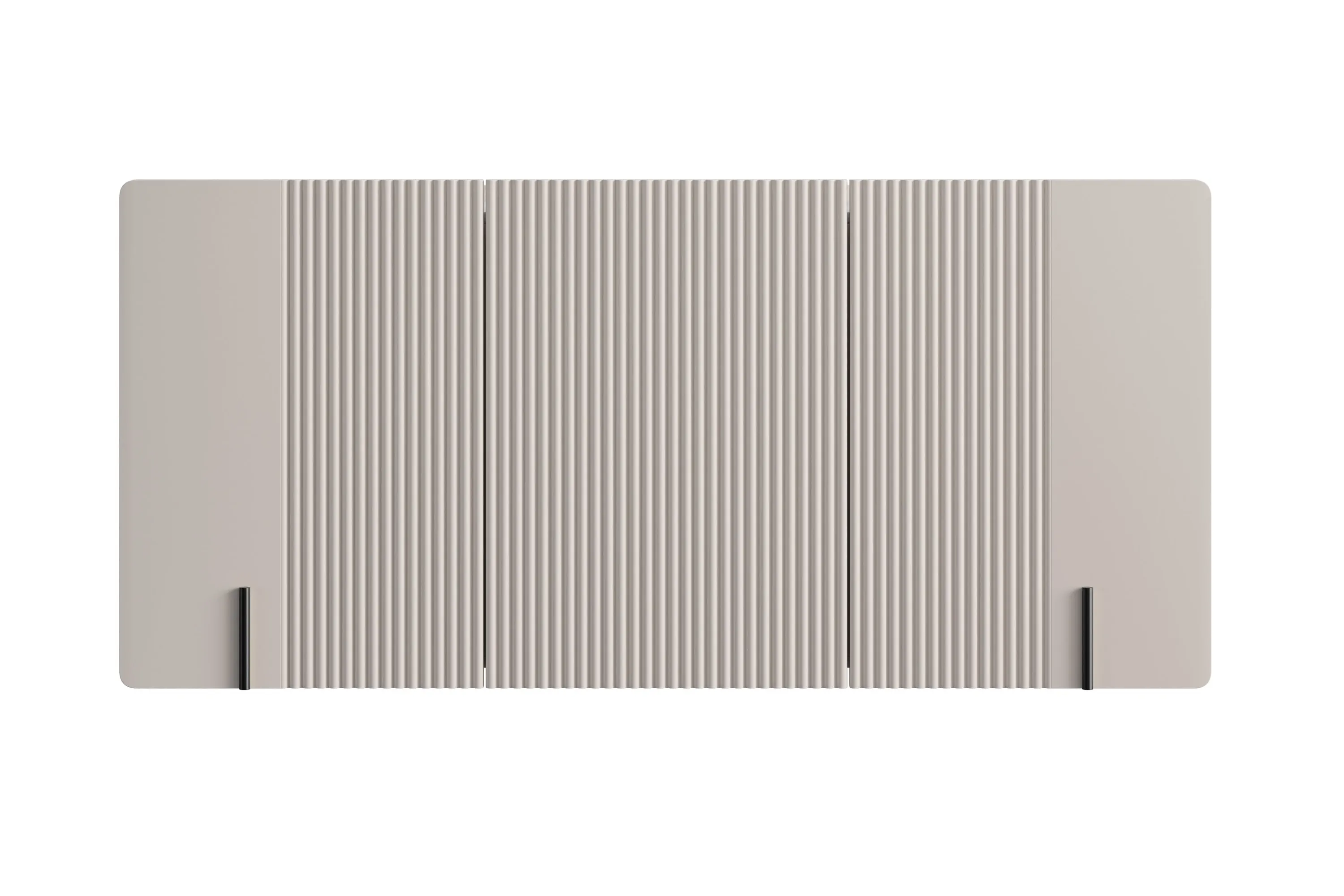 Komoda wisząca 3-drzwiowa MALMI 150cm - kaszmirowy - czarny - B_167025