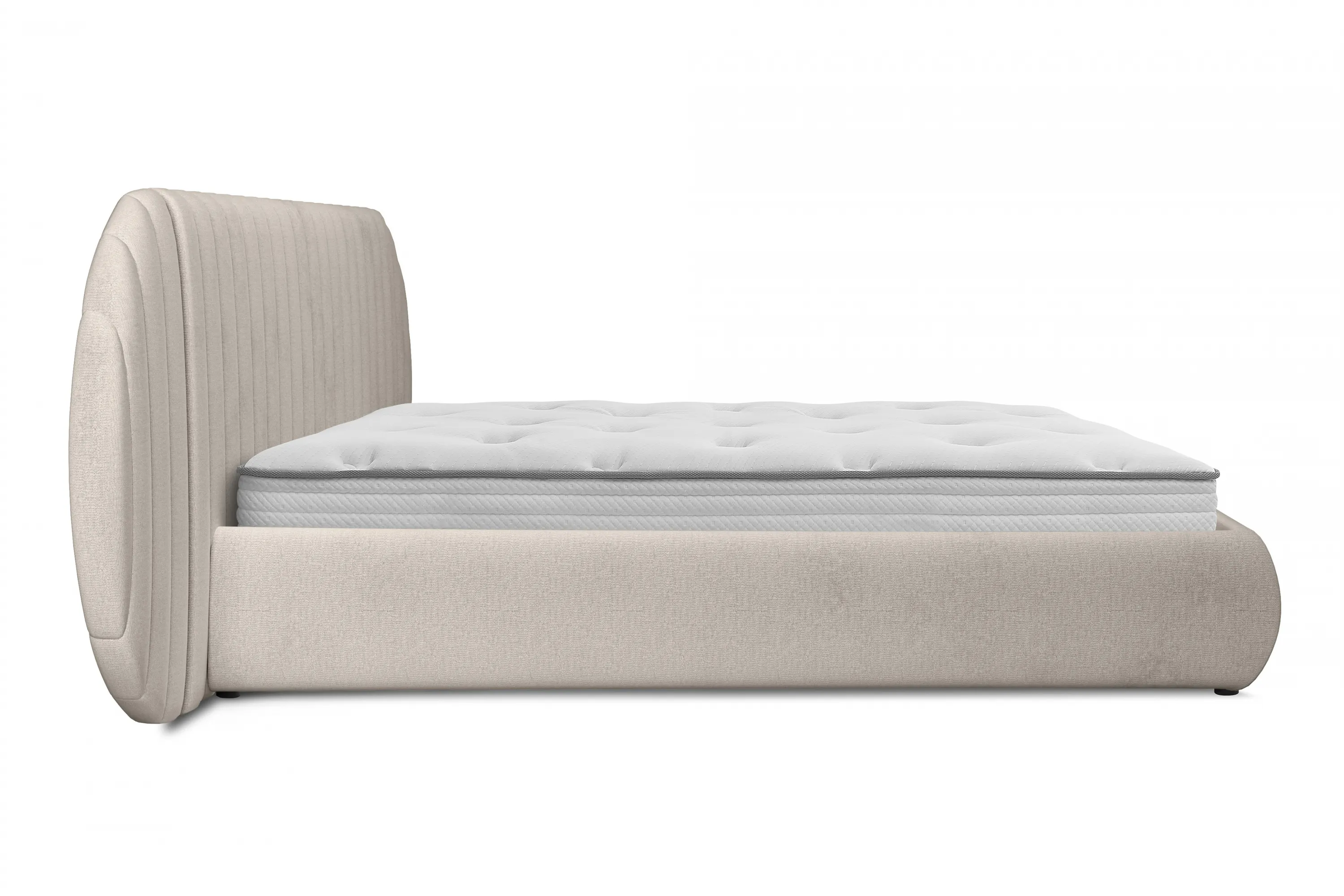 Łóżko Galin z pojemnikiem / 140x200 / Perfect Harmony 07 - beżowy - B_158501