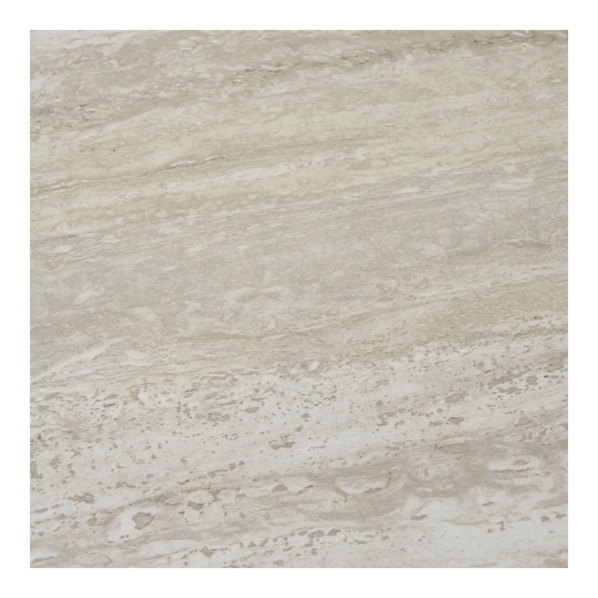 Stolik pomocniczy LEUVEN 27x27 cm - efekt kamienia, nogi czarny - 2102072