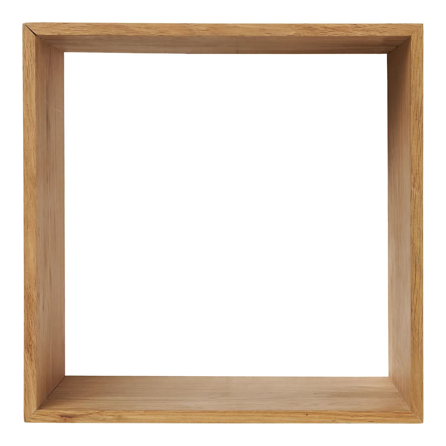 Półka ścienna drewniana LATTOON 30x18x30 cm naturalny