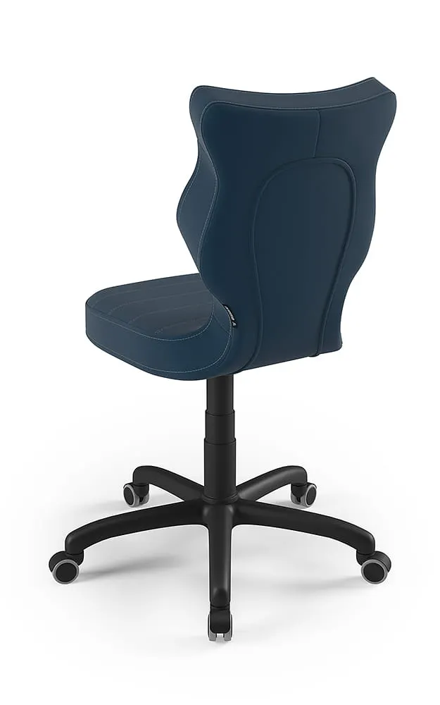 entelo/tkanina_vt24.png Krzesło młodzieżowe Petit czarny Velvet 24 rozmiar 6 - NA-A-6-B-A-VT24