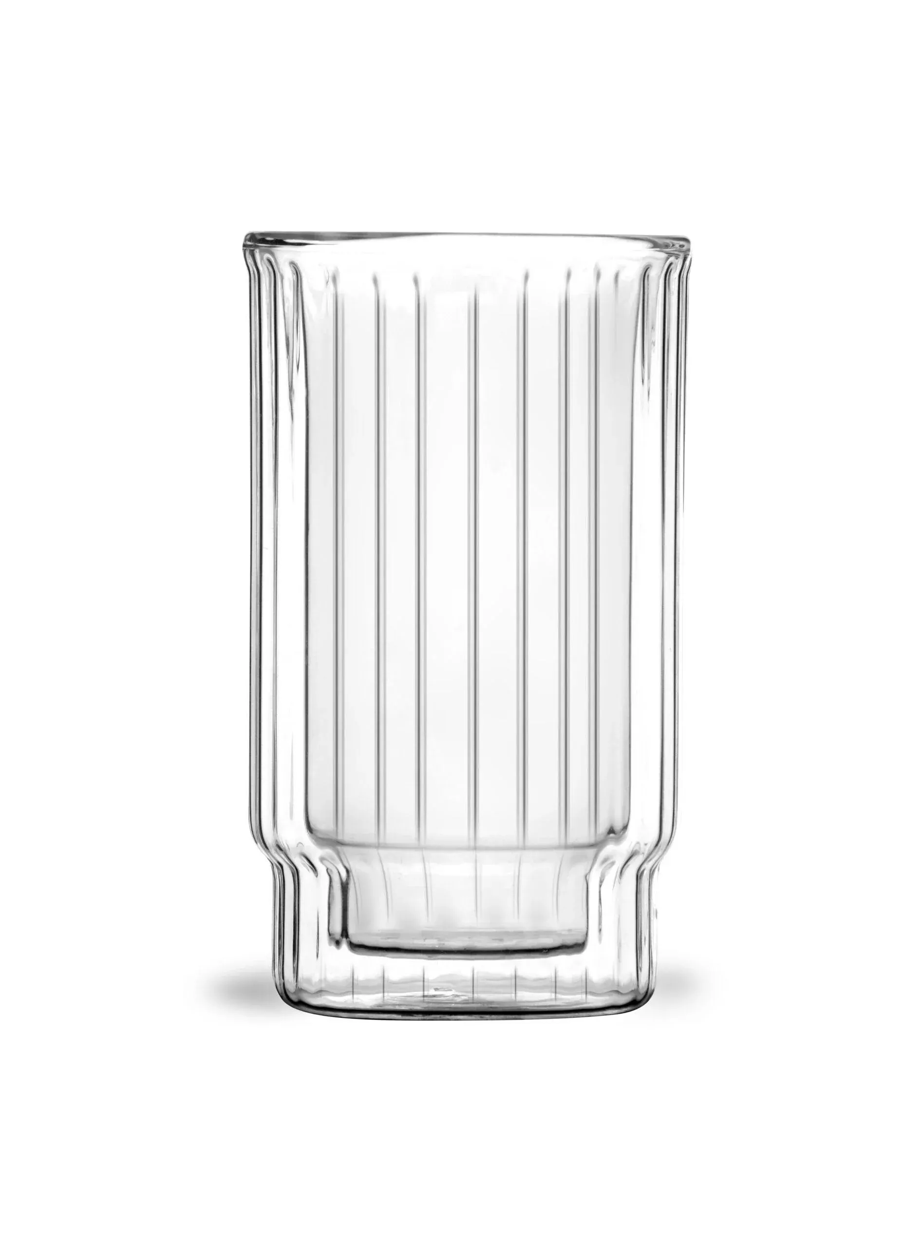 Pucharki do deserów z podwójną ścianką LUNGO 300 ml zestaw 2 szt. transparentny — zdjęcie 4