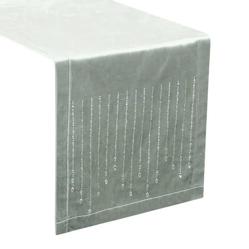 OBRUS ROYAL 3 35 X 140 CM SREBRNY - EU_390314