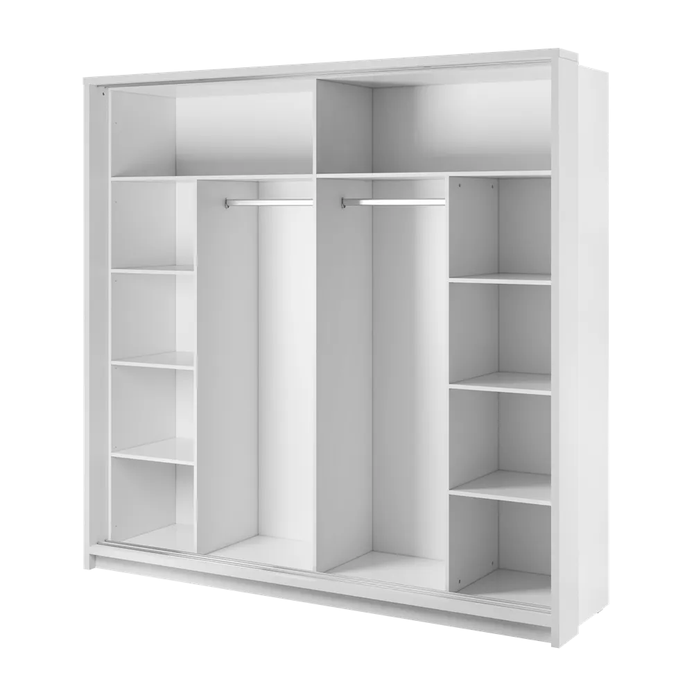 Szafa 2-drzwiowa LED ARTI AR-14P 220cm biała - AR14BIP