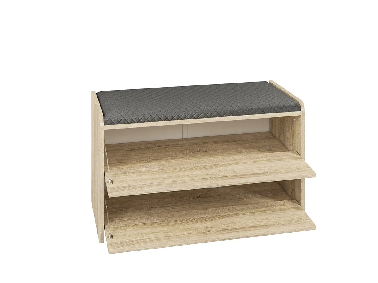 Szafka na buty PIK 07 z siedziskiem sonoma - PIK 0701 SONOMA