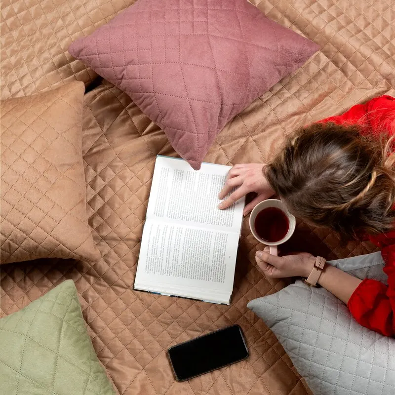 POSZEWKA DESIGN91 40X40 CM RÓŻOWY - EU_405309