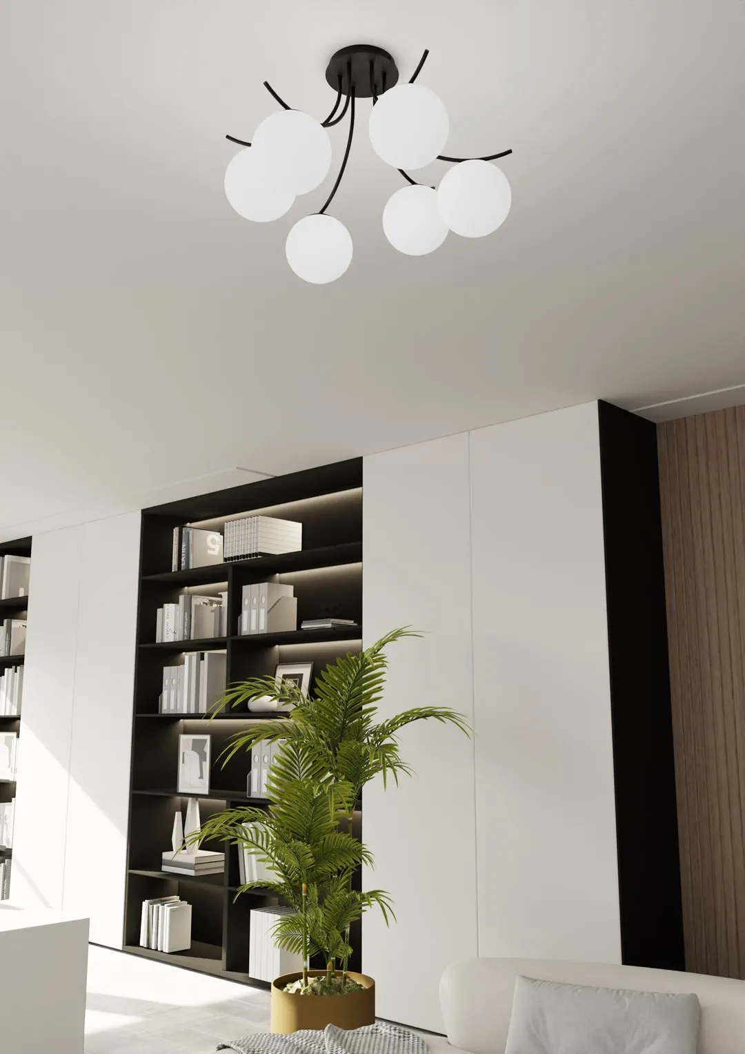 Lampa sufitowa BOSTON Czarny 1109/6 - 1109/6