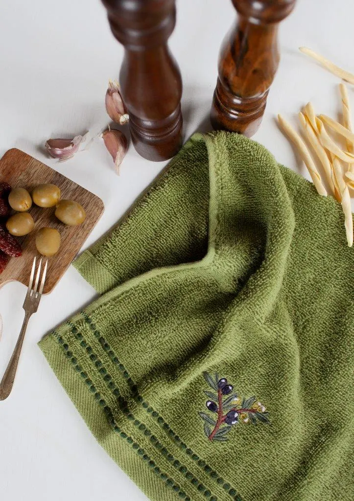 Ręczniki kuchenne 30x50 zestaw 3 szt. OLIWKI 003 - FARO_28549