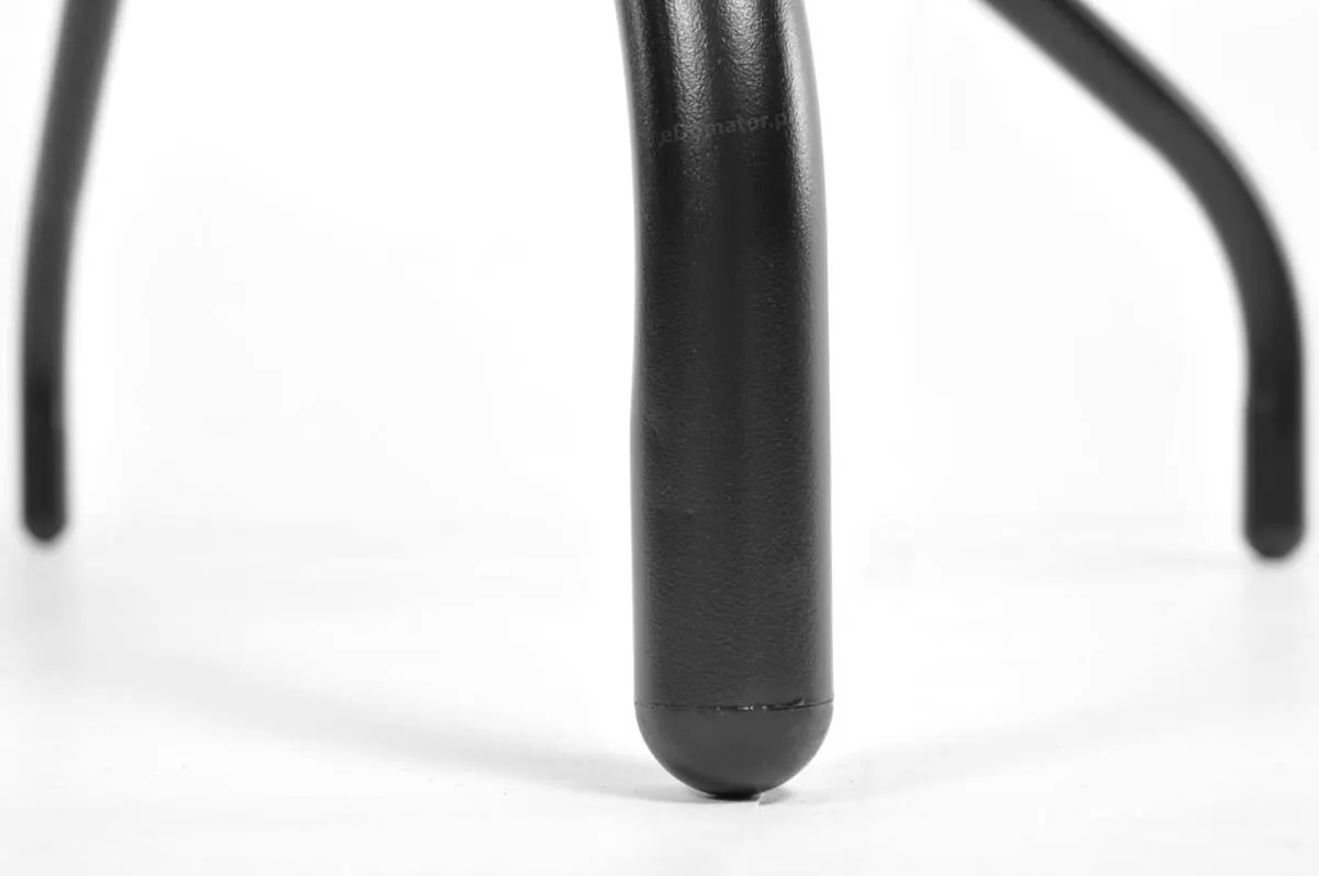 Stolik ogrodowy okrągły CAPRI 80 cm szklany czarny - FE5906948126817