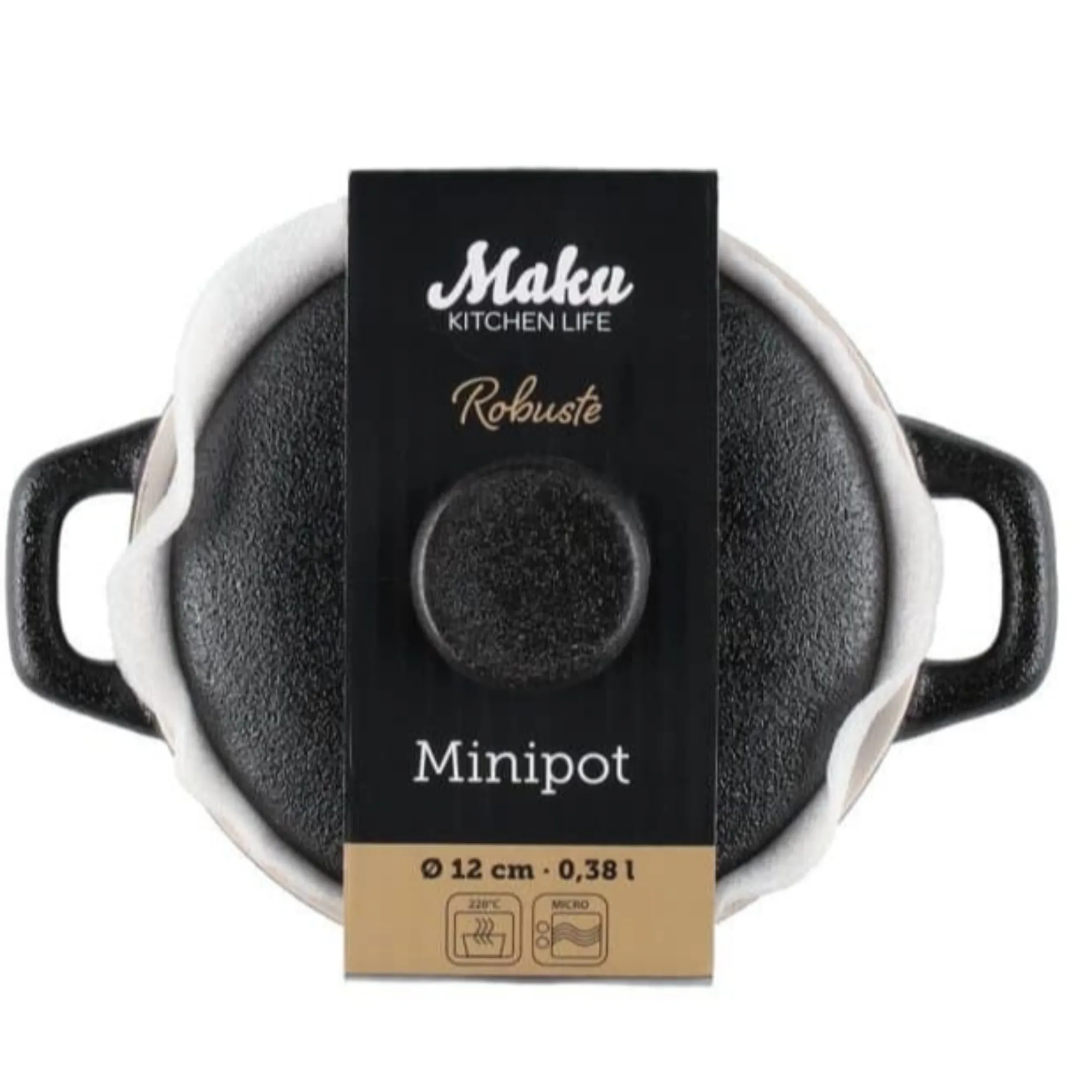 minipot, patelnia, ceramiczne, ogrzewanie, cast-iron