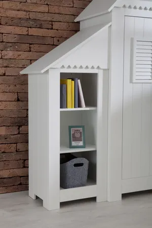 Regał dostawka MARSYLIA 139x58 biały - PIN_019-070-110