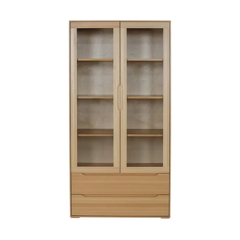 Witryna bukowa KW421 Naturalny DREWMAX — zdjęcie 2