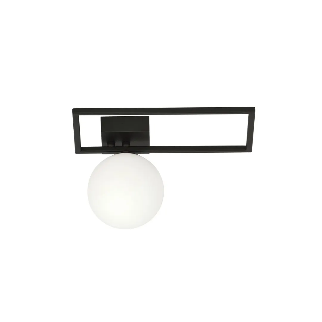 Lampa sufitowa IMAGO 1D czarny biały — zdjęcie 2