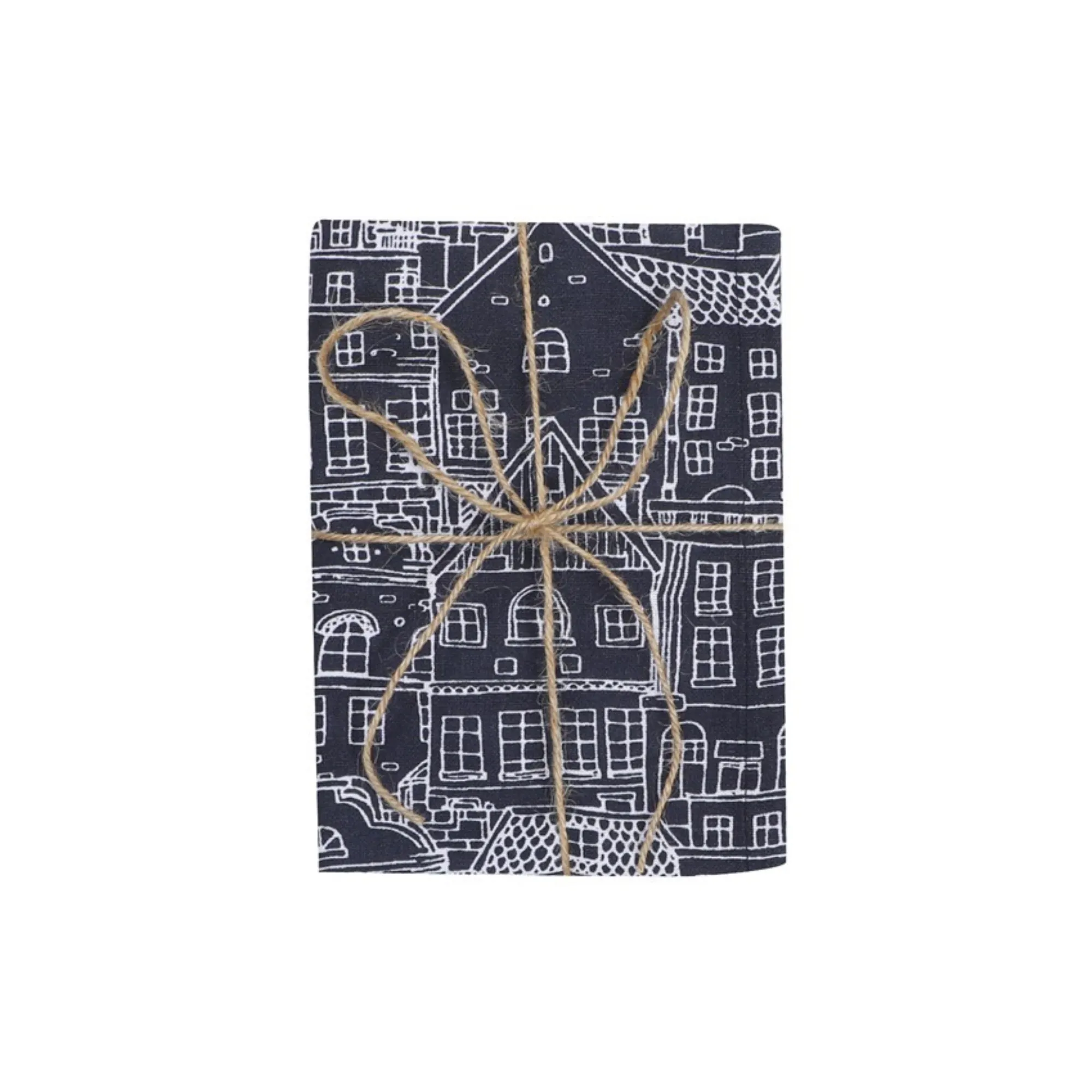 notebook, kartka, miejski, sznurek, miasto