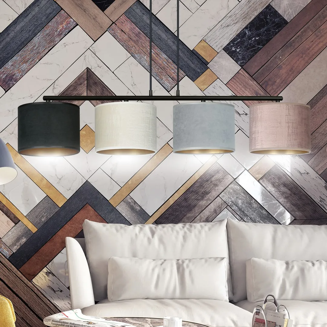 Lampa wisząca HILDE 4 Czarny MIX — zdjęcie 7