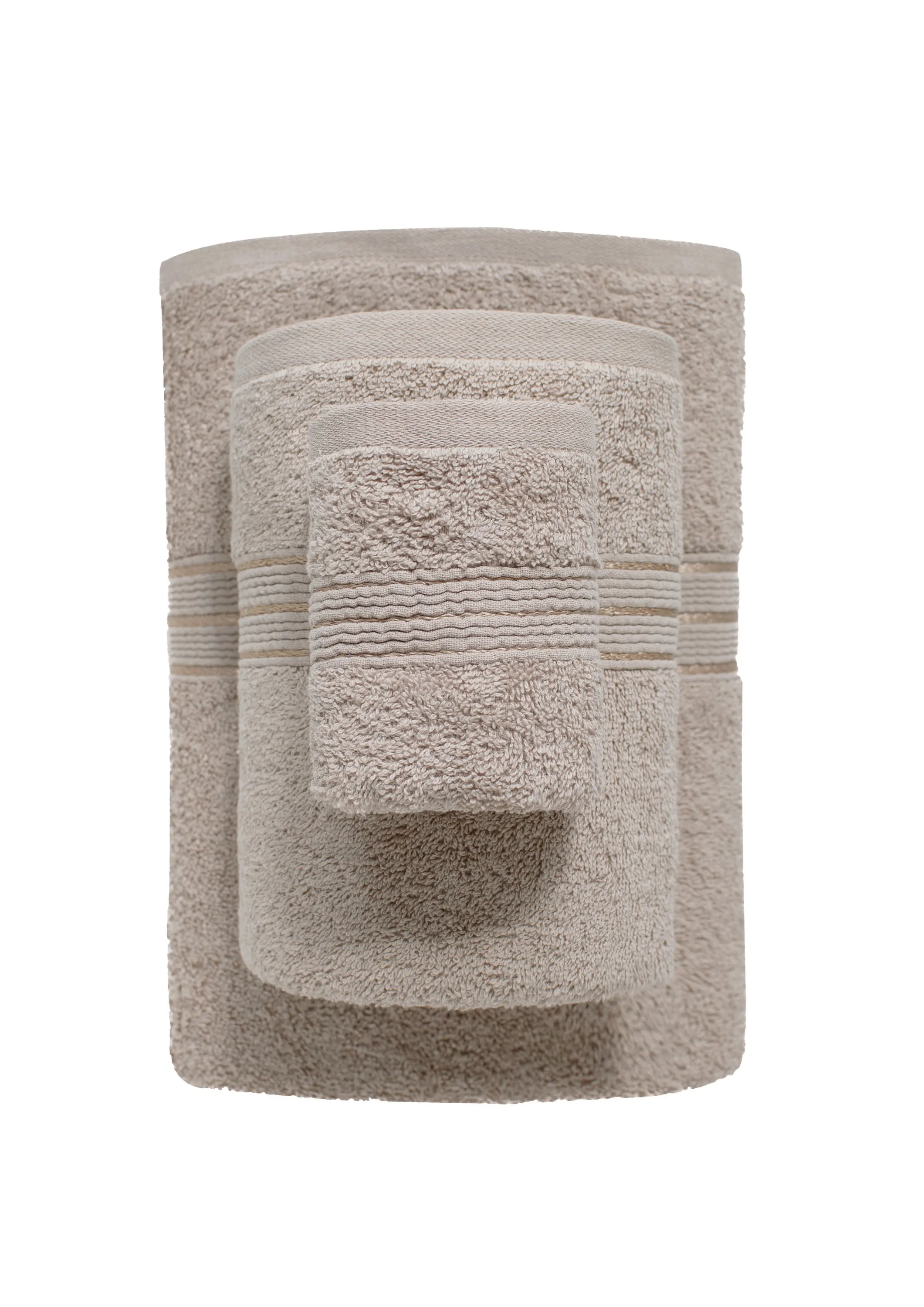 Ręcznik frotte RONDO 30x50 gramatura 500 beżowy - FARO_25915