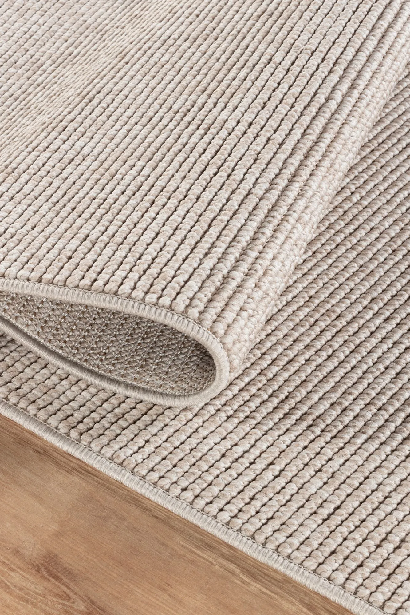 Dywan z frędzlami LOOPY 160 x 230 beżowy