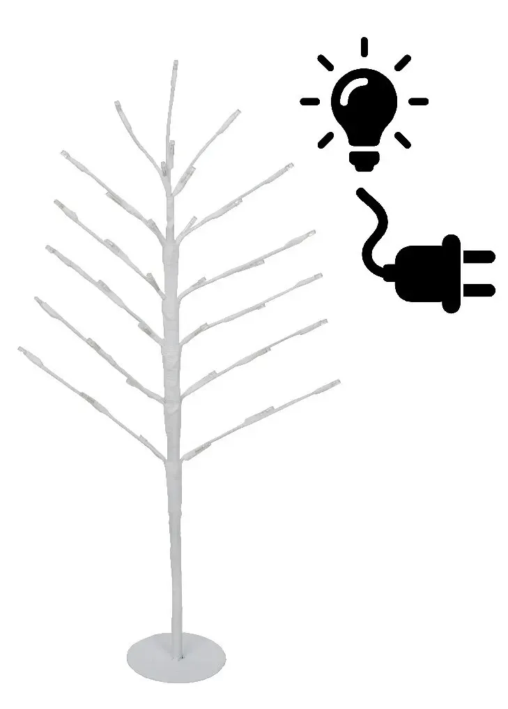 Drzewko LEDOWE małe 20122 białe