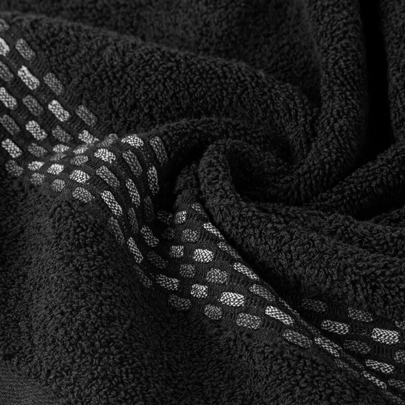 RĘCZNIK RIVA (08) 70 X 140 CM CZARNY - EU_419995