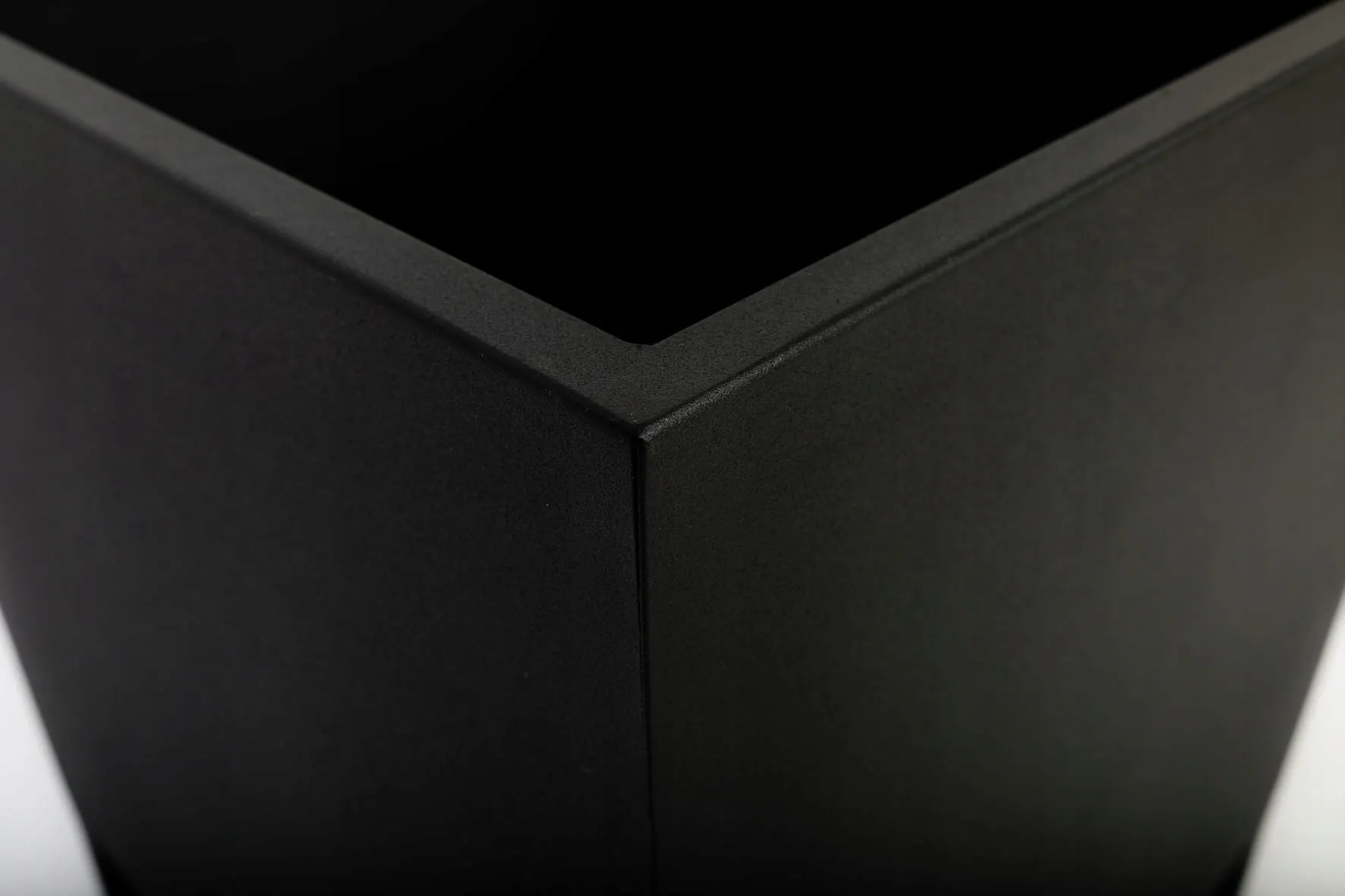 DONICZKA-osłonka na donice metalowa BORDEAUX XS czarna - LD_TZ000114