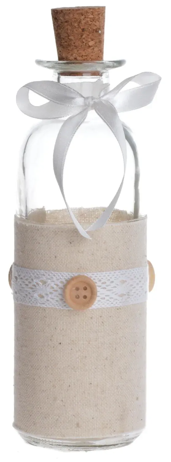 Butelka na nalewkę Z KOKARDĄ mała transparentna Butelka na nalewkę Z KOKARDĄ mała transparentna