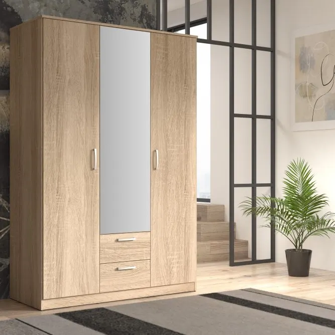 Szafa ubraniowa NIKO Dąb Sonoma NIKS82-D30F FORTE - NIKS82-D30F