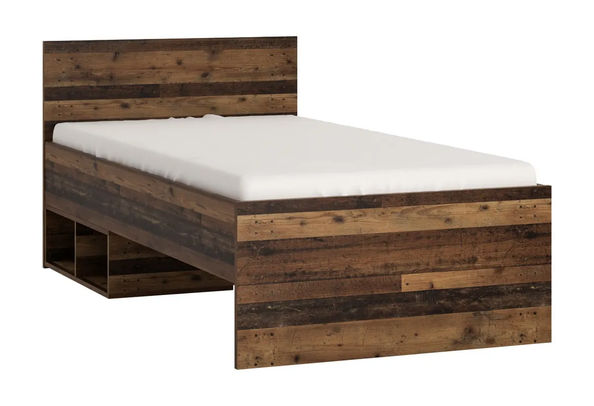 ŁÓŻKO 90x200 NUBI NUBZ04 OLD STYLE