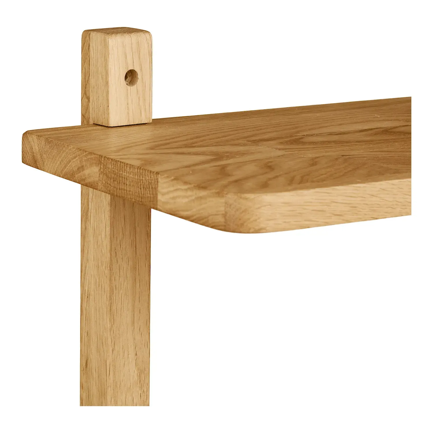 Półka ścienna drewniana 3-poziomowa TOWNSVILLE 20x50x75 cm naturalny - 4291147