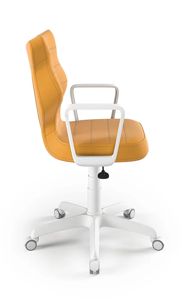 Krzesło młodzieżowe Norm biały Velvet 35 rozmiar 6 - MA-L-6-A-B-VT35