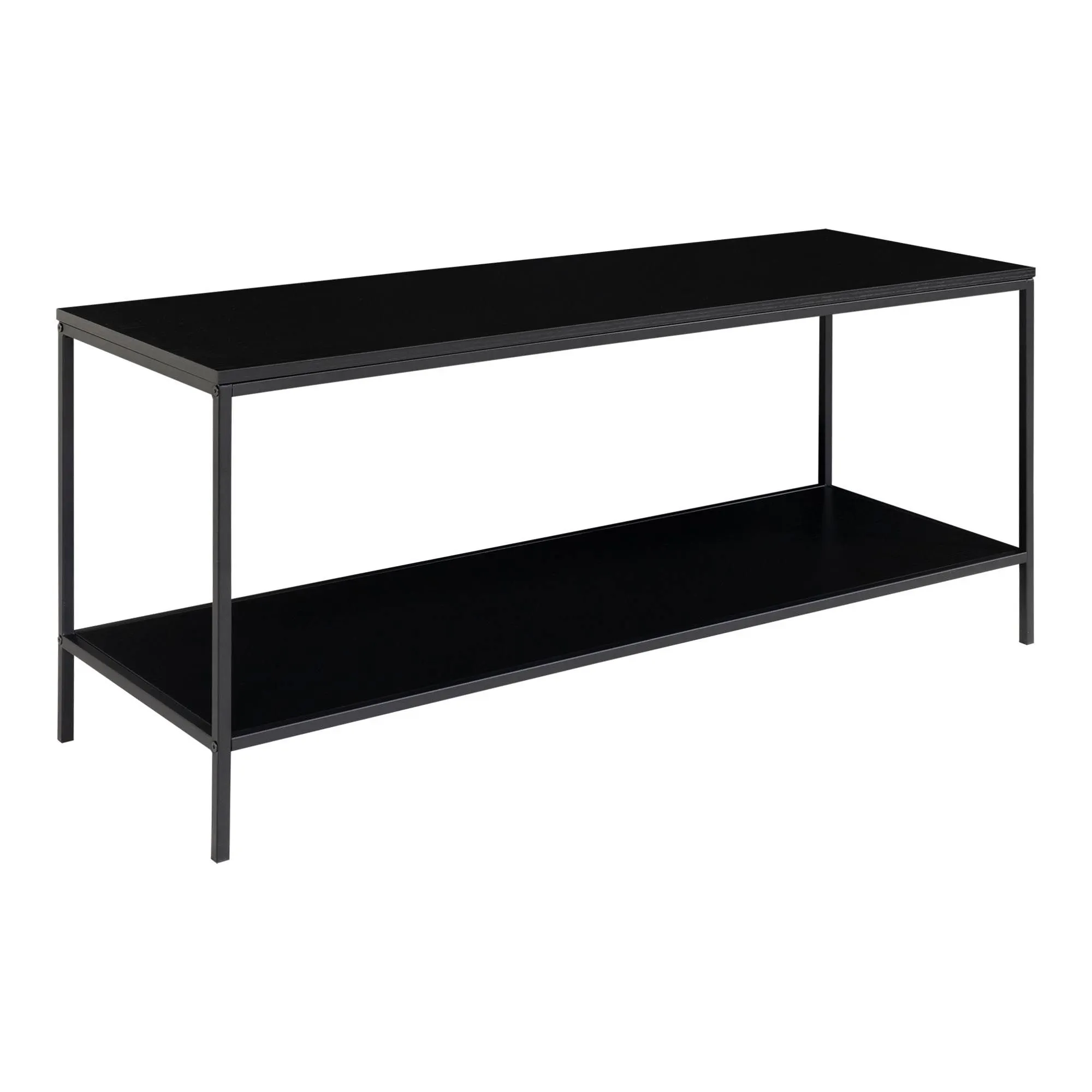 Stolik pod telewizor VITA z półką 100x36x45 cm - czarny