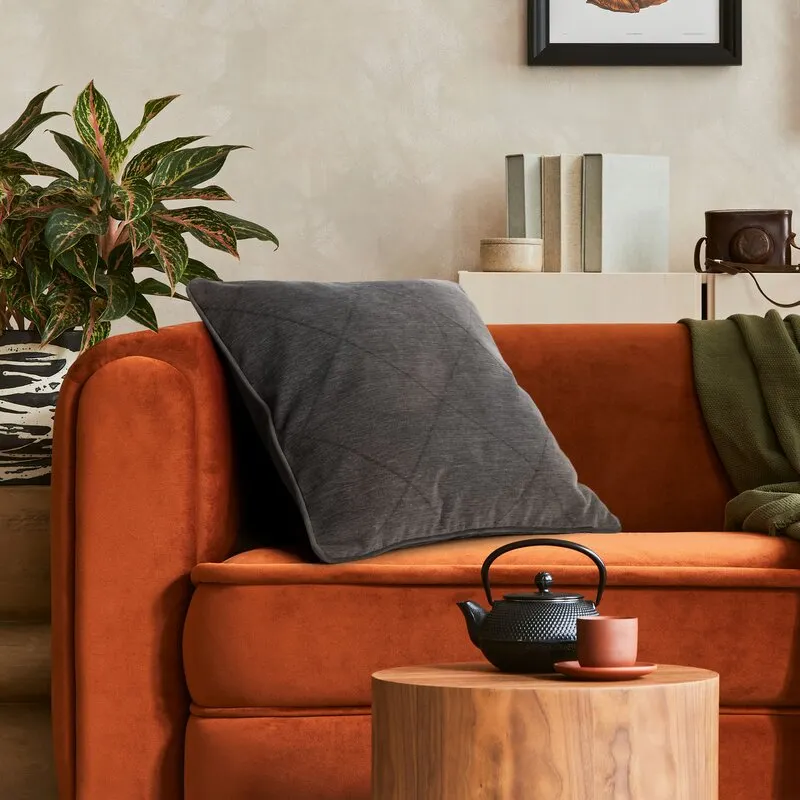 POSZEWKA CORA 45X45 CM GRAFITOWY - EU_410669