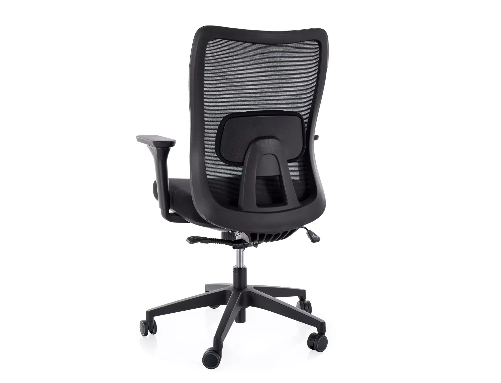 Fotel biurowy obrotowy Q724 ergonomiczny czarny Fotel biurowy obrotowy Q724 ergonomiczny czarny