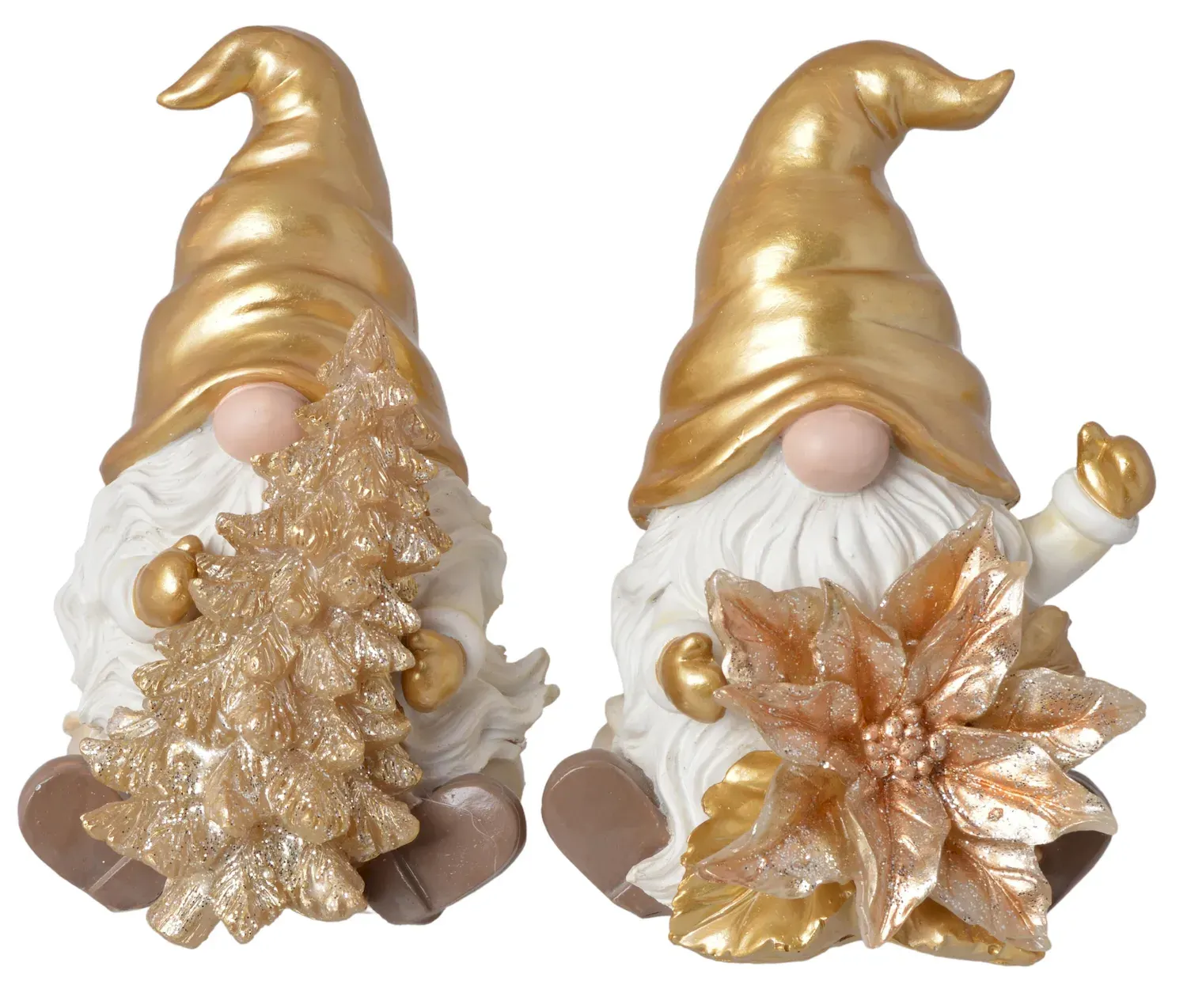 Figurka SKRZAT 2 sztuki biało-złote Figurka SKRZAT 2 sztuki biało-złote