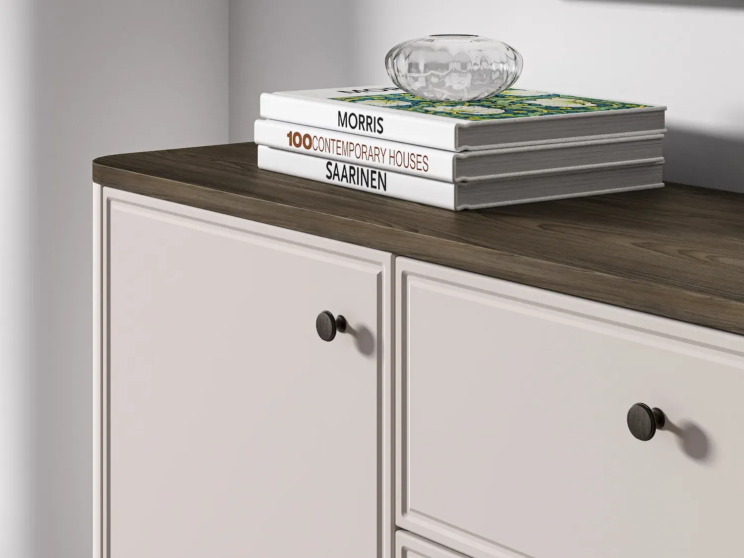 Komoda 2-drzwiowa z 3 szufladami VILAVIO 03 szer.180cm dąb windmill dark cashmere - 1VILA03-001