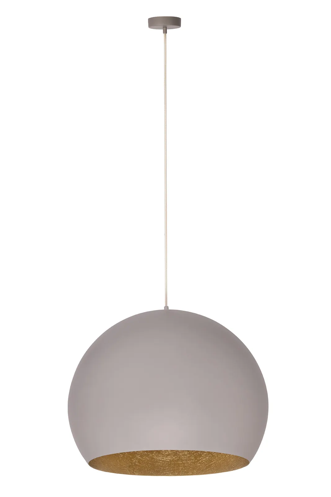 Lampa wisząca MARGO taupe/złota - SI_41090