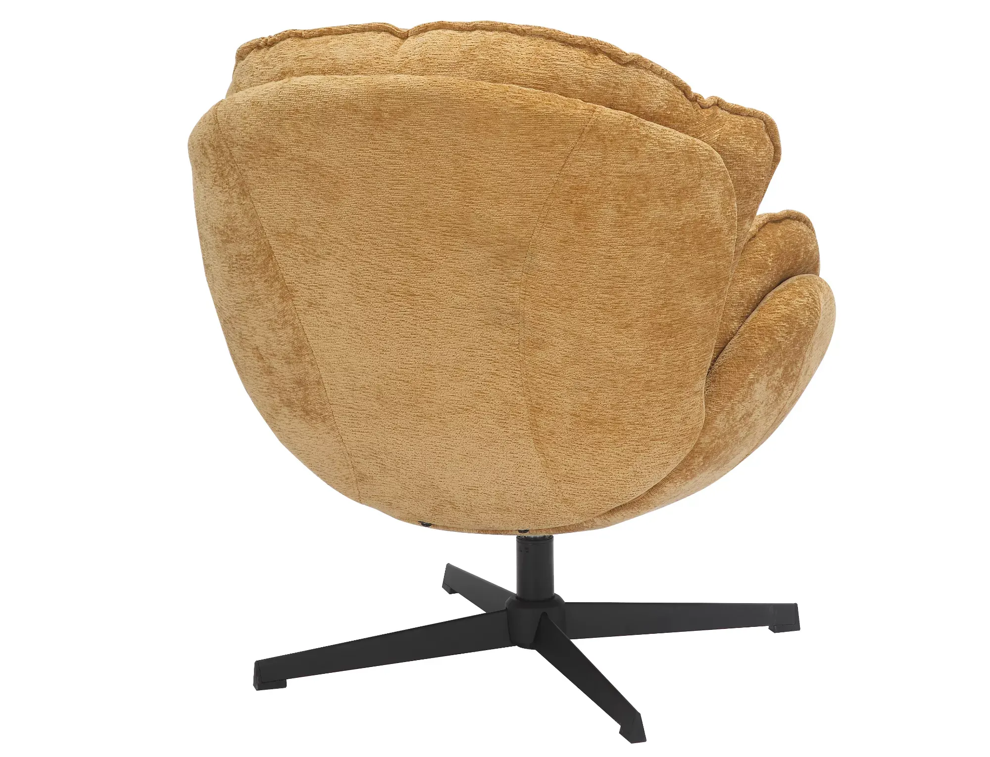 Fotel obrotowy BETTY curry/czarne nogi - BETTYCU